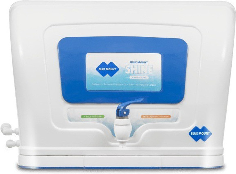 Blue Mount BM40 Shine UV Water Purifier(White, Blue)