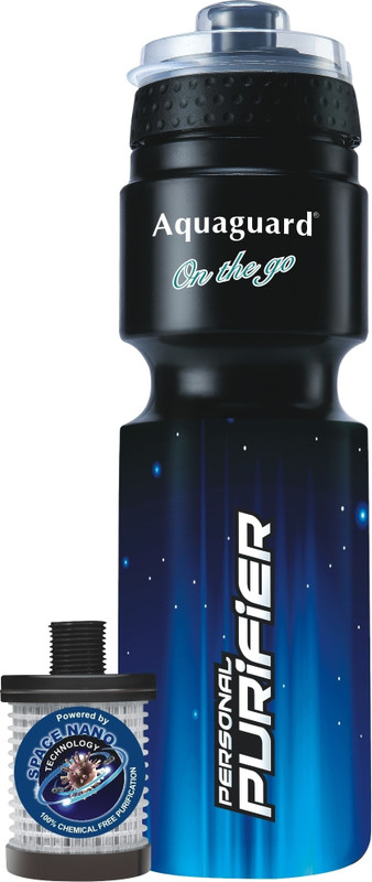 Aquaguard On the Go Portable 0.75 L Gravity Based Water Purifier(Black)
