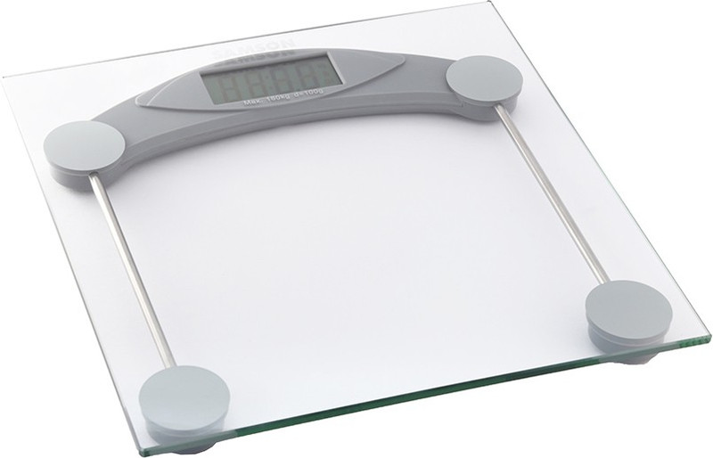 Samson Toughened Glass Top Bathroom Weighing Scale(Clear) Samson Toughened Glass Top Bathroom Weighing Scale(Clear)