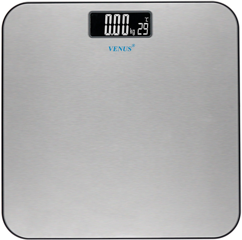 Venus Electronic Digital LCD Weighing Scale(Silver) Venus Electronic Digital LCD Weighing Scale(Silver)