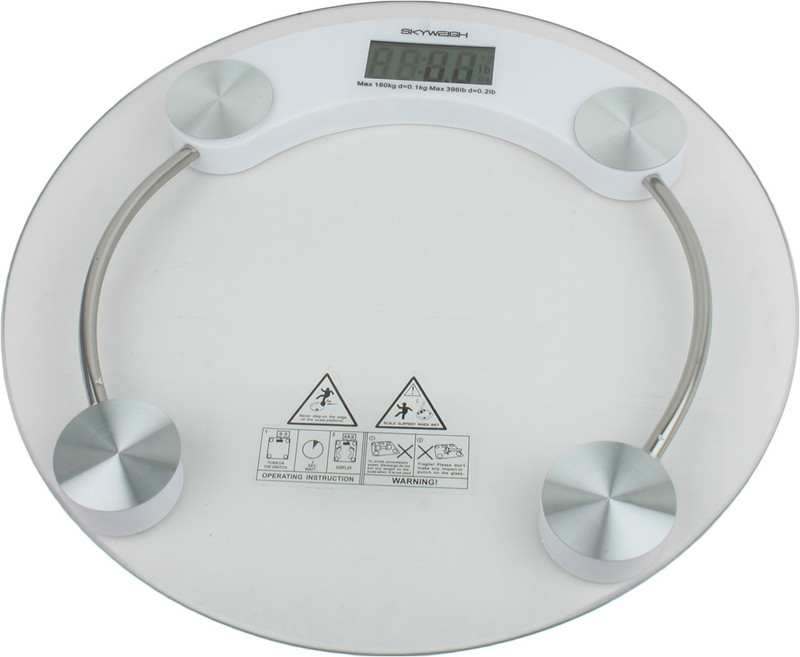Inure GLASSSCALE Weighing Scale(White)
