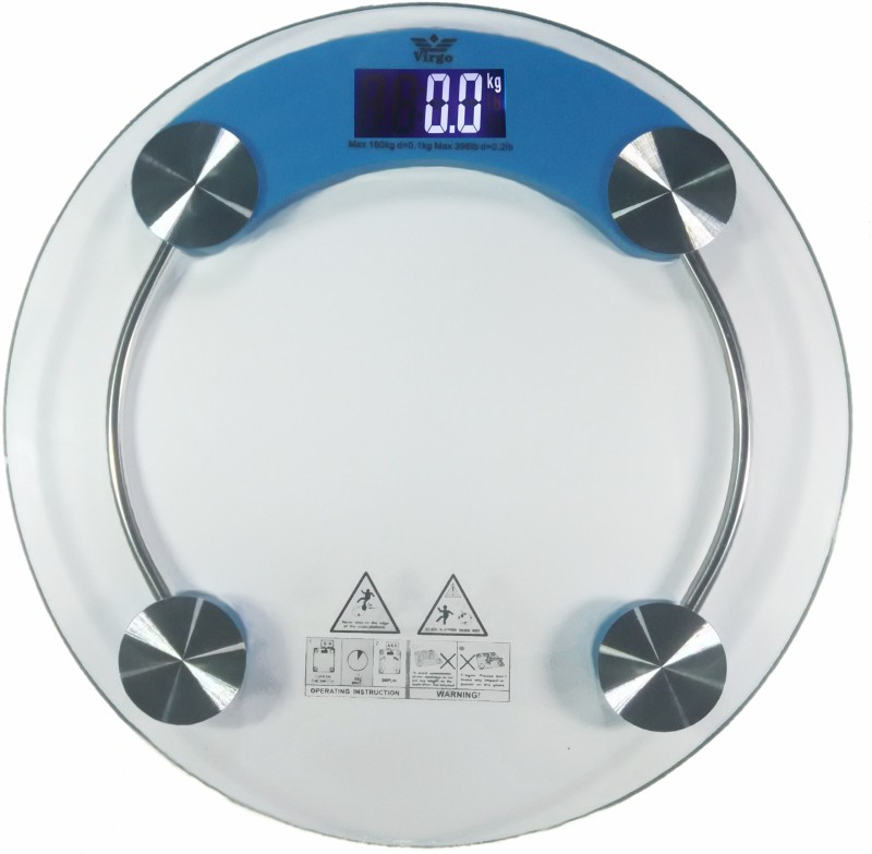 GVC Virgo Weighing Scale(Transparent, Blue)