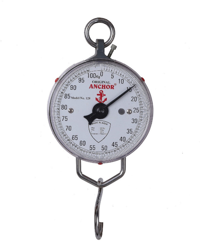 Anchor Circular Anchor Weighing Scale(Off White/Silver)