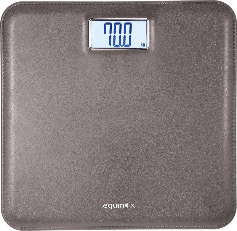 Equinox Leather Look Weighing Scale(Gray)