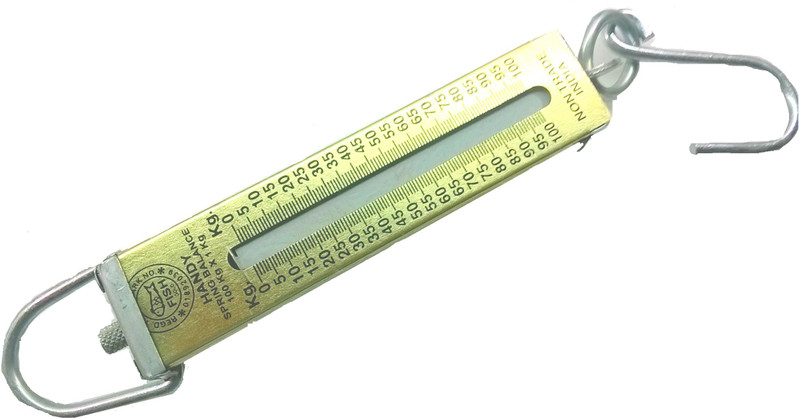 HE Retail Spring balanced 100kg Weighing Scale(Golden)