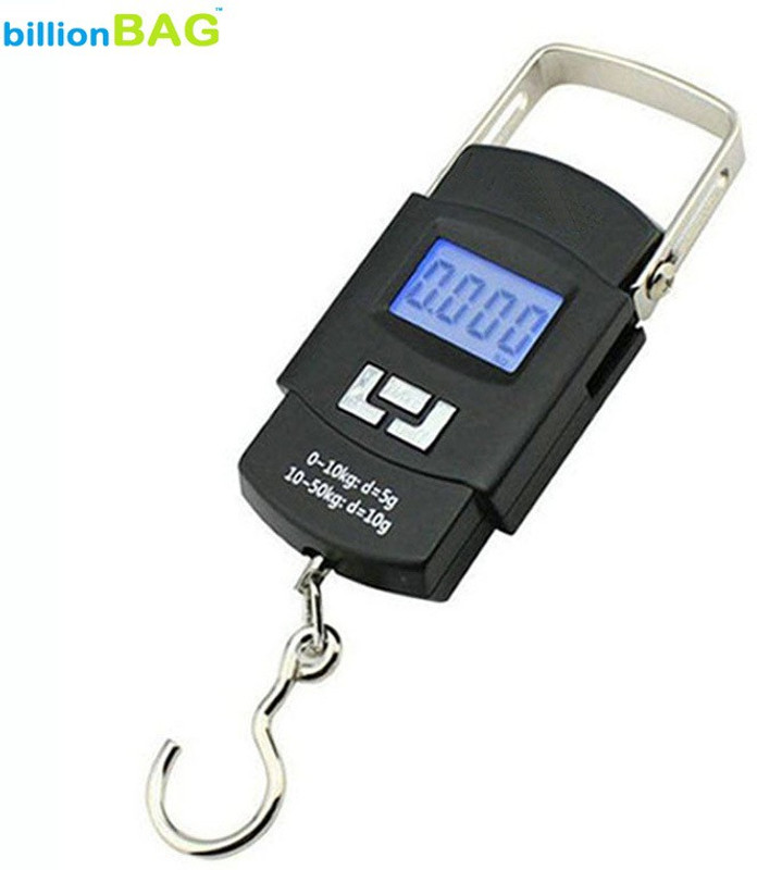 Billionbag 50kg-Pocket Luggage Traveller Weighing Scale(Multi-Color)