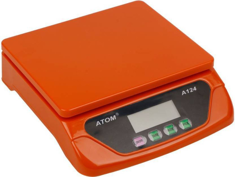 Zblack Electronic/Digital Compact Upto 25 kg With Adapter Weighing Scale(Orange)
