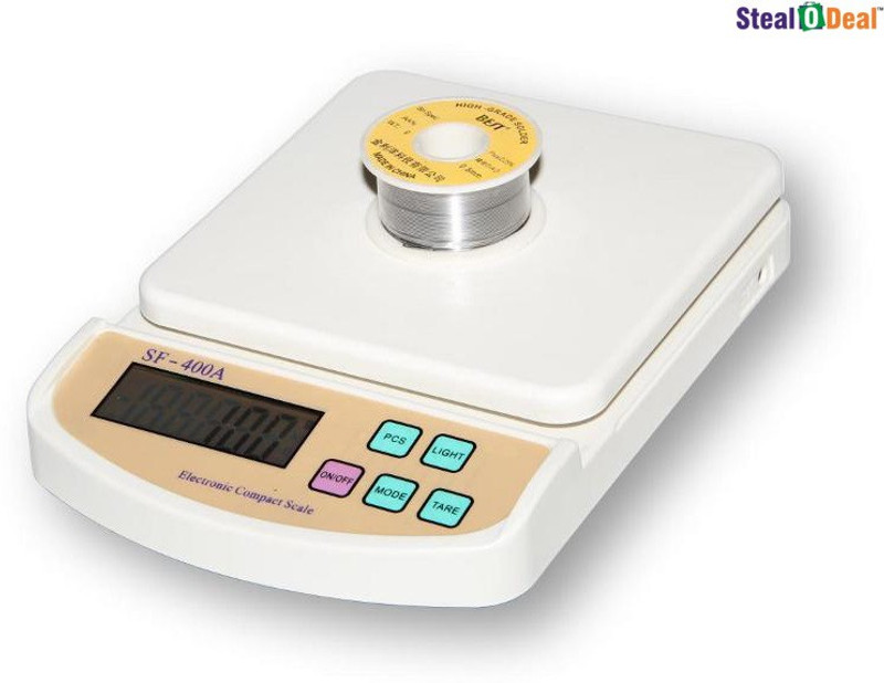Stealodeal Digital 10kg Multipurpose Weighing Scale(White) Stealodeal Digital 10kg Multipurpose Weighing Scale(White)