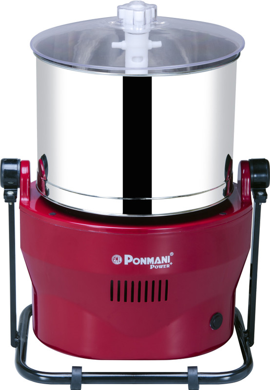 Ponmani Power Plus Wet Grinder(Red)