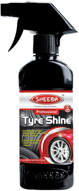 Sheeba Tyre Shine 200 ml Wheel Tire Cleaner(Pack of 1) Sheeba Tyre Shine 200 ml Wheel Tire Cleaner(Pack of 1)