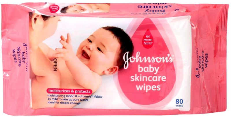 Johnson's SKINCARE WIPES(80 Pieces)