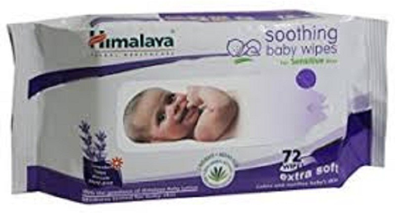 Himalaya Soothing Baby Wipes 72 Sheet