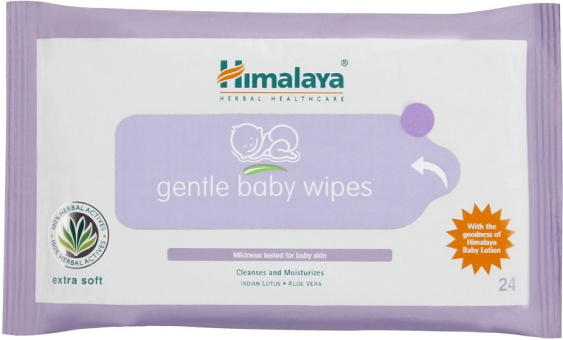 Himalaya Gentle Baby Wipes(24 Pieces)