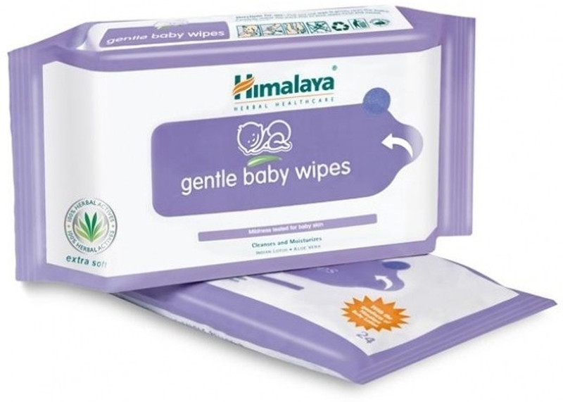 Himalaya Gentle Baby Wipes, 24 Pcs ( set of 3 )(3 Pieces)