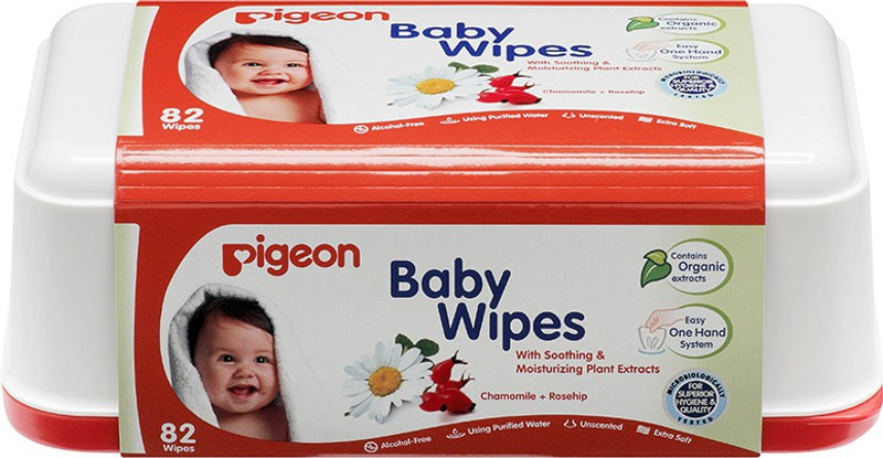 Pigeon Baby box wipes(82 Pieces)