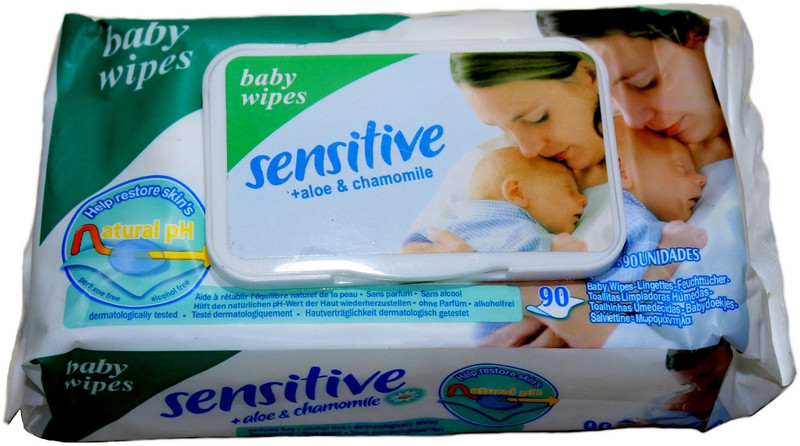 sensitive Baby Cotton Wipes