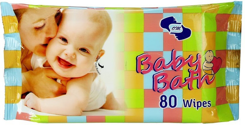 OM Baby Bath Wipes(80 Pieces)