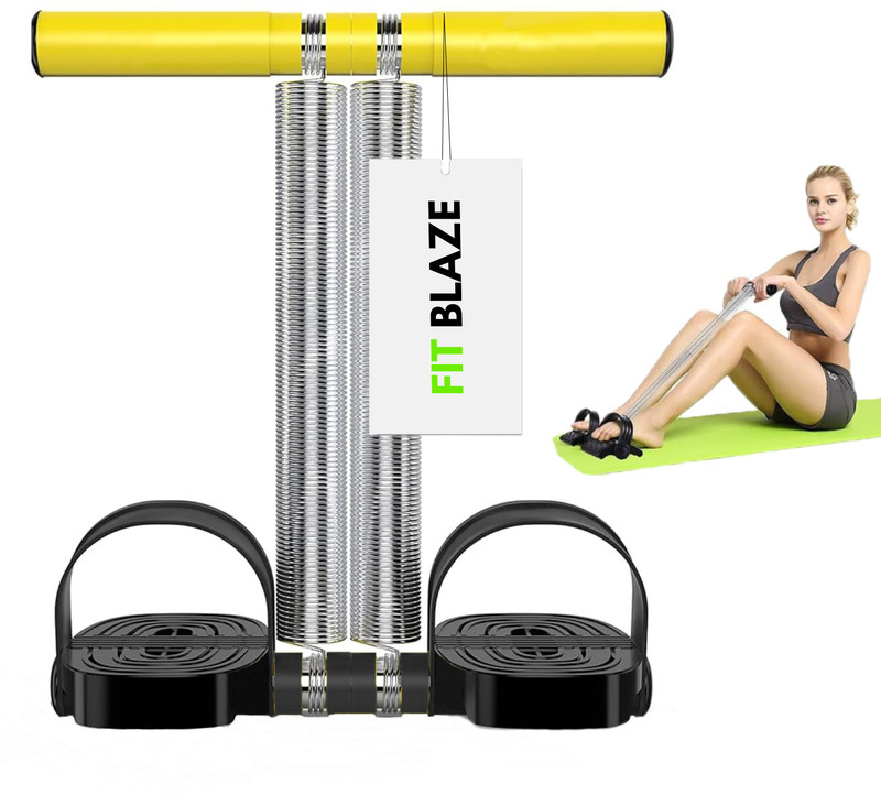 Fit Blaze Red Tummy Trimmer for Abs, Leg biceps, and Should exercise Ab Exerciser(Yellow)