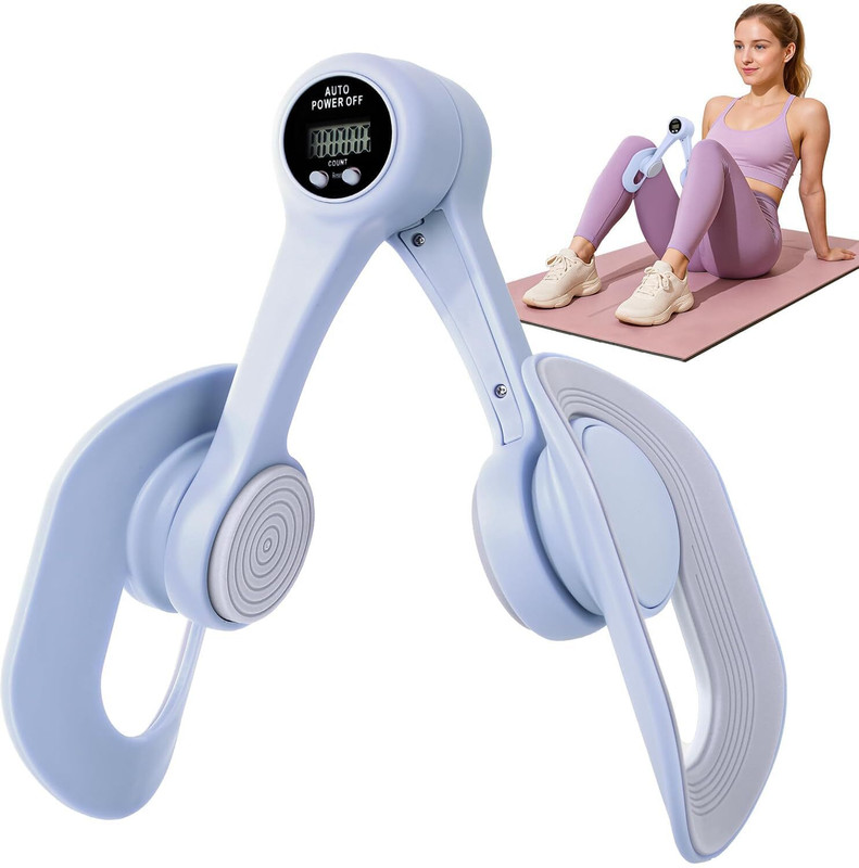Uroshi Thigh Master Inner Thigh Trainer with Digital Counter Pelvic Muscle Exerciser Ab Exerciser(Multicolor)