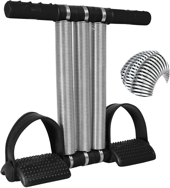 iamalot Triple Tummy Trimmer for Abs and Waist Workout,portable,for Men and Women Ab Exerciser(Black)