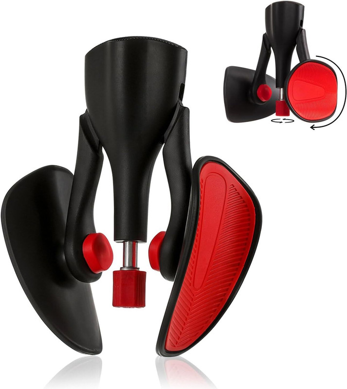 AGBO Pelvic Floor Kegel Hip Exercise Workout Equipment Pilates for Women Men Home Gym Ab Exerciser(Red)