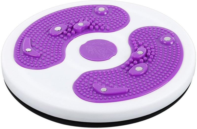 ABTRIX WITH AB Twisting Waist Disc, Body Shaping Twister Board with Magnets & Beads for Fitness Ab Exerciser(White, Purple)