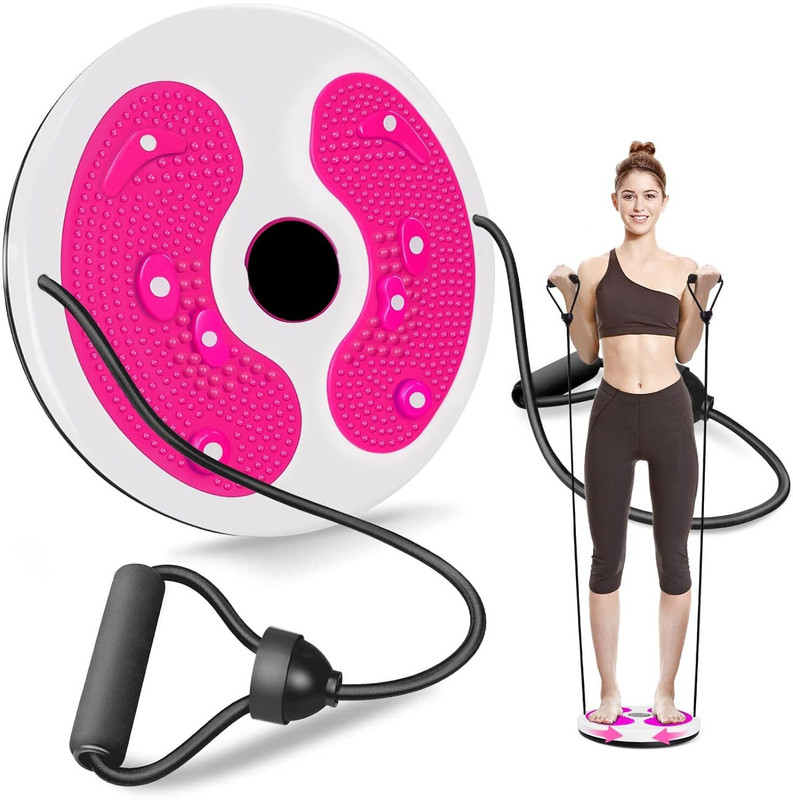 PORMONO Waist Twist Disc Home Fitness Gym Equipment Multicolor Ab Exerciser(Multicolor)