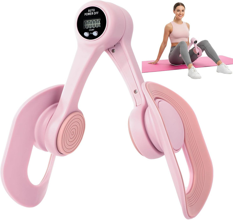 Jynxe Thigh Master, Pelvic Floor Strengthening Device with Display Counter Hip Trainer Ab Exerciser(Multicolor)