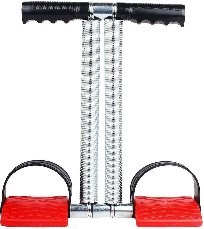 Shopeleven Tummy Trimmer With Double Steel Ab Exerciser(Red)