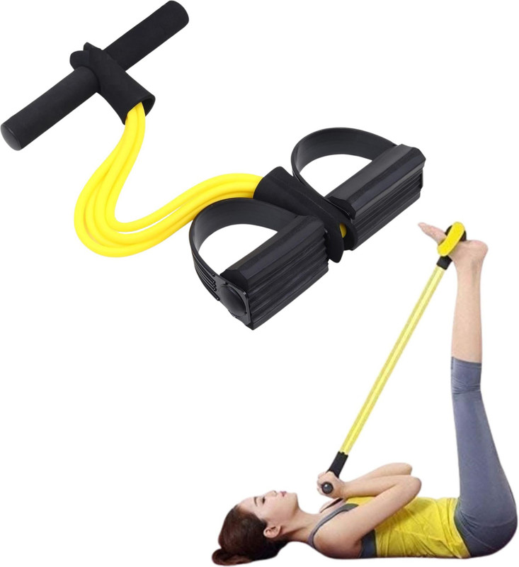 Shopeleven Rubber Pull Reducer /Tummy Fat Burner/ Body Shaper Trimmer/ Ab Exerciser Ab Exerciser(Yellow)