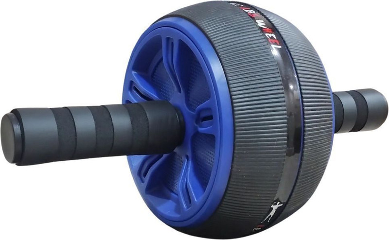 Shopeleven AB Roller Wheel for Core Workouts - Non-Slip Textured Surface, Portable Home Gym Ab Exerciser(Blue)