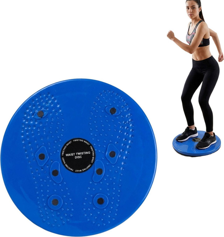Shopeleven Twisting Waist Disc, Body Shaping Twisting Waist Machine Ab Exerciser(Blue)