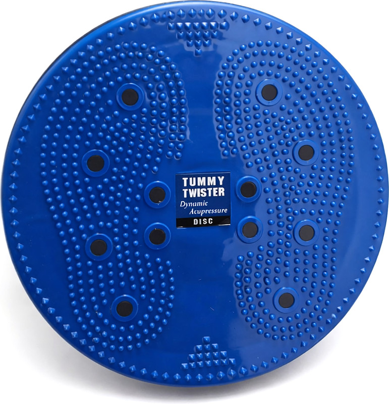 DR. SRADISH Tummy Twister Dynamic Acupressure Disc for Waist Twist & Foot Massage Ab Exerciser(Blue)