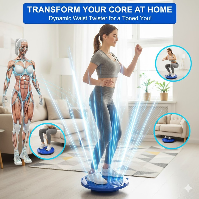 Dizosonic Tummy Twister Perfect Body Developer, For Weight Loss, Slim Body Exerciser Ab Exerciser(Multicolor)