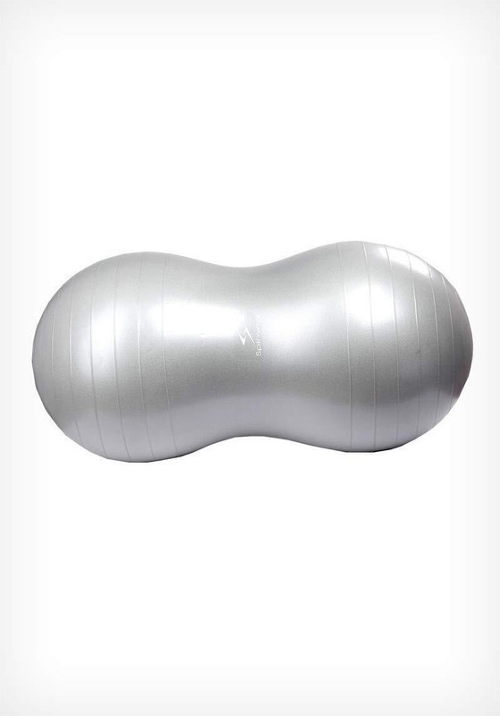 vihan marketing Anti-burst Peanut Physiotherapy Ball (Silver, Medium, 45 x 90 cm) Ab Exerciser(Multicolor)