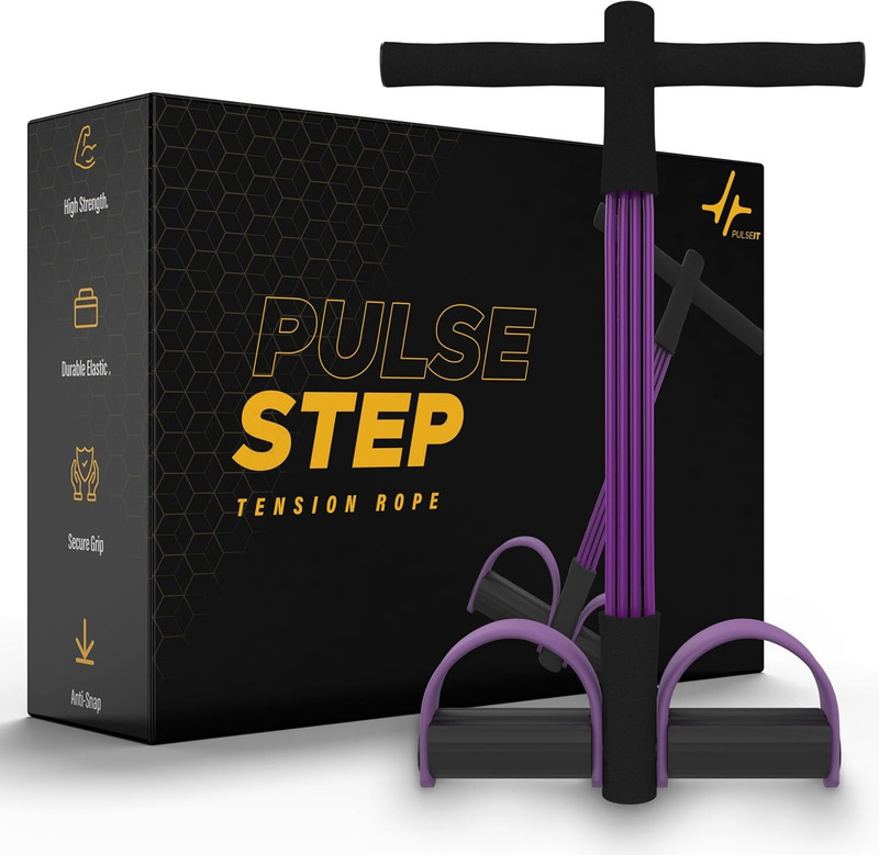 Nandjiya Yoga Pedal Tension Rope Resistance Tube(Multicolor)