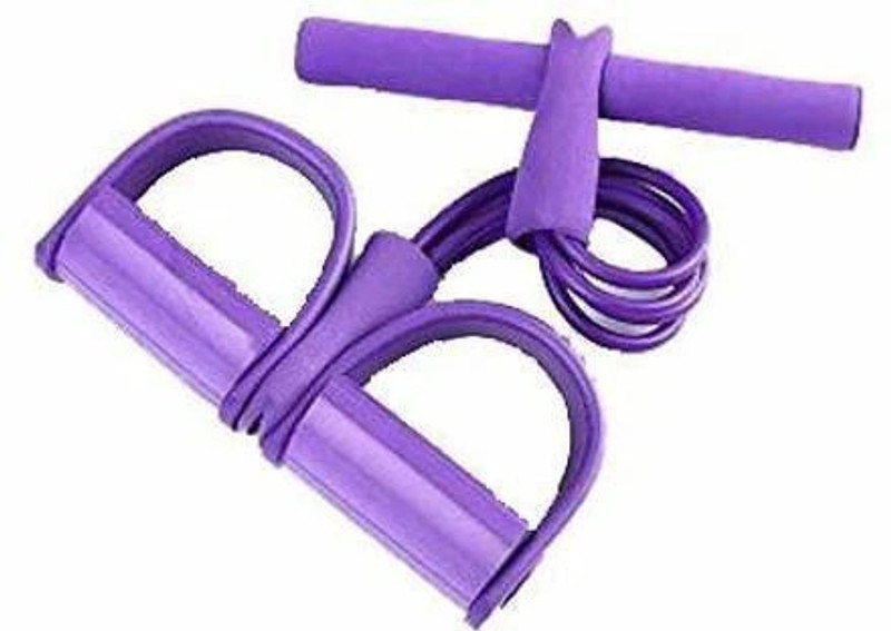 Kamview Rubber Pull Rope Exerciser Body Trimmer Pull Reducer Pull String, Tummy Fat Burner Ab Exerciser(Purple)