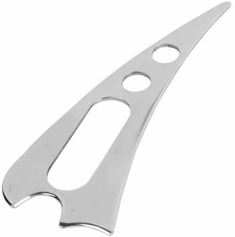 NJVJ IASTM Myofacial Release Tool For Physiotherapy, Chiropractor Electrotherapy Tool Ab Exerciser(Silver)