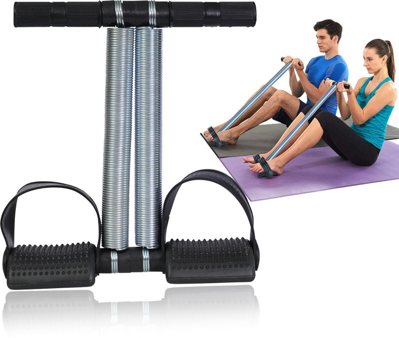 Manogyam tummy trimmer for Unisex with Double spring Ab Exerciser(Multicolor)