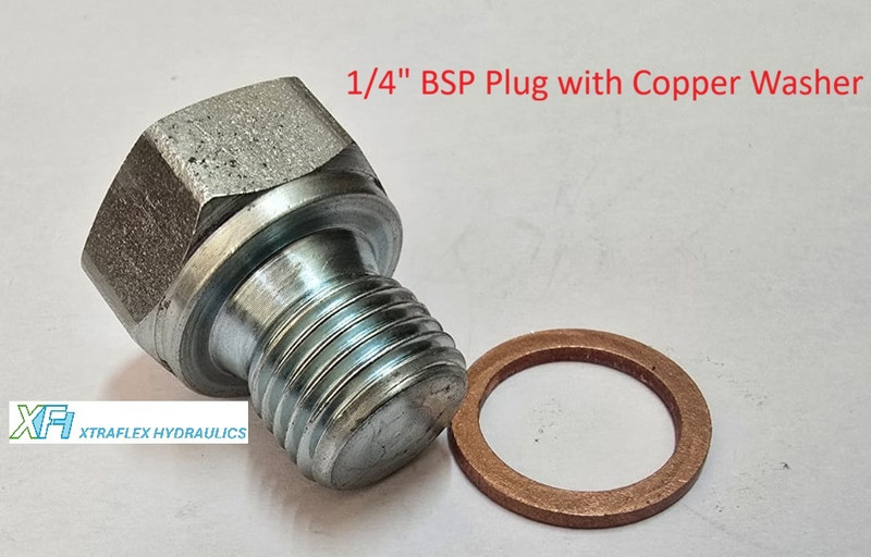 Xtraflex 1/4 Inch BSP Dummy Plug ABS Hydraulic Unit