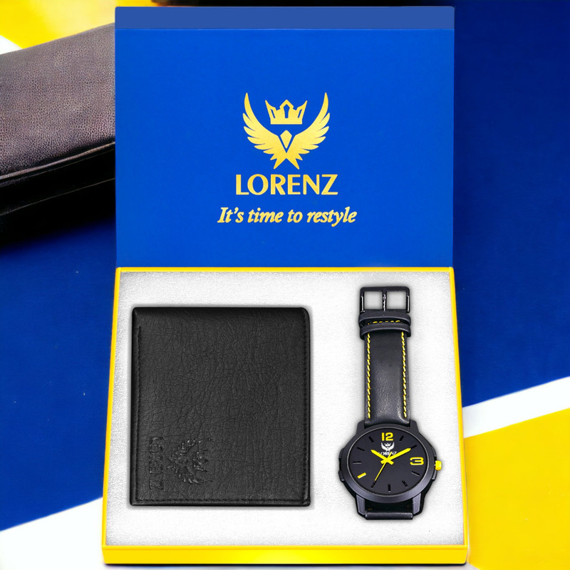 LORENZ Analog Watch(Black)
