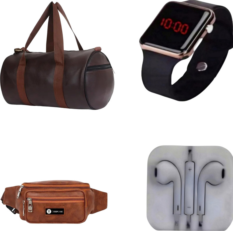 Khatuu shyaam Card Holder & Wallet Combo(Brown)