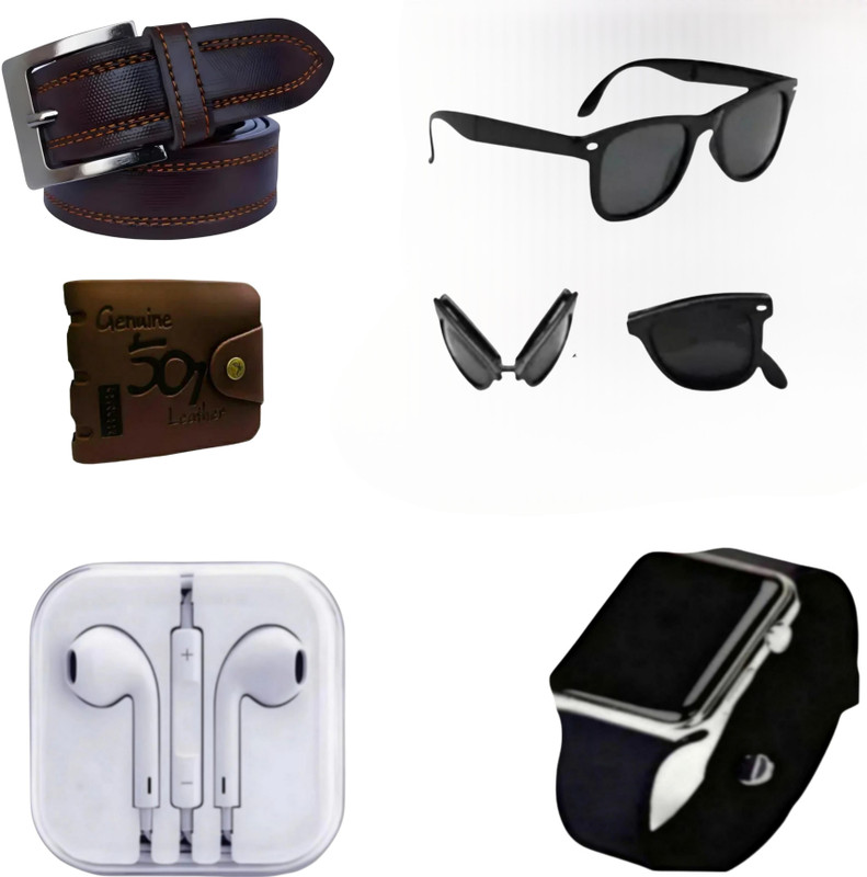Kkhatu Watch, Sunglass & Wallet Combo(Multicolor)