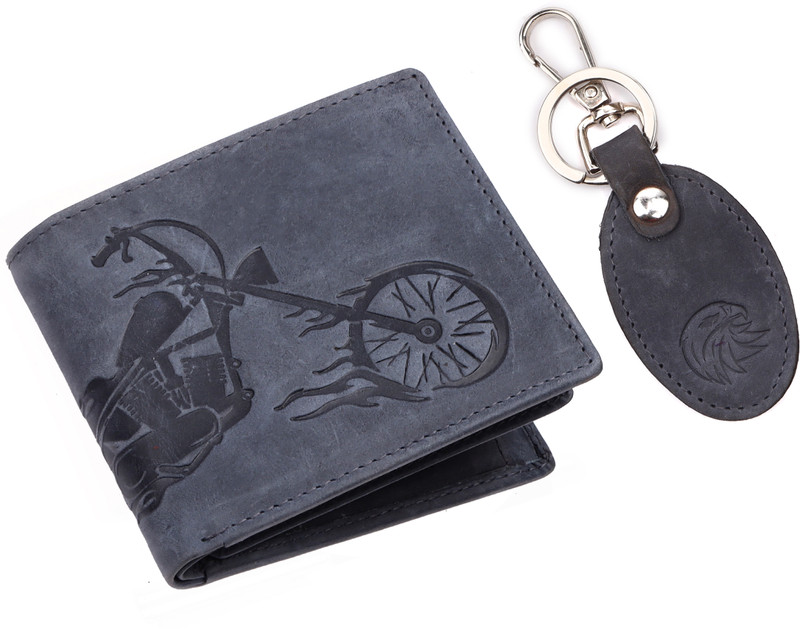 house of common Wallet,Key Chain & Pen(Grey)