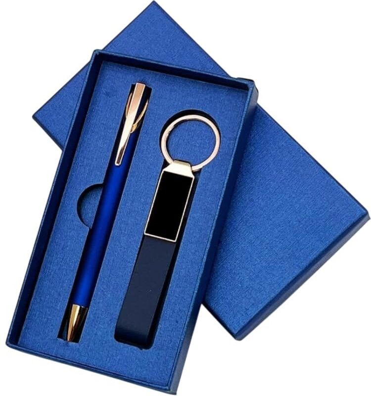 ARCOIRISGADODIA Wallet,Key Chain & Pen(Blue, Black)