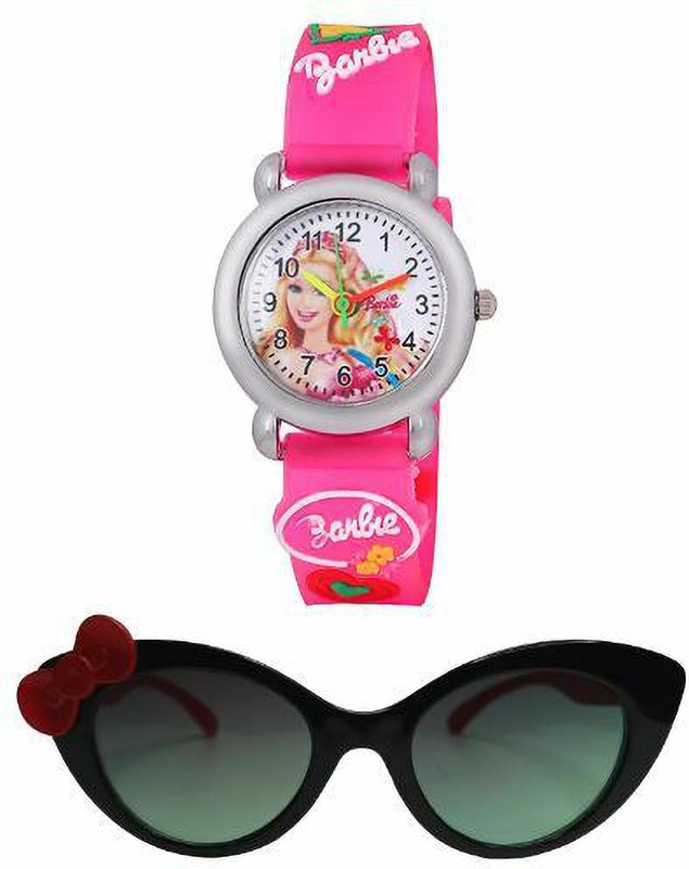 JSR Watch & Sunglass Combo(Pink)