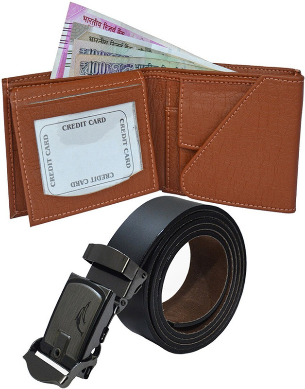 house of common Wallet & Belt Combo(Multicolor)