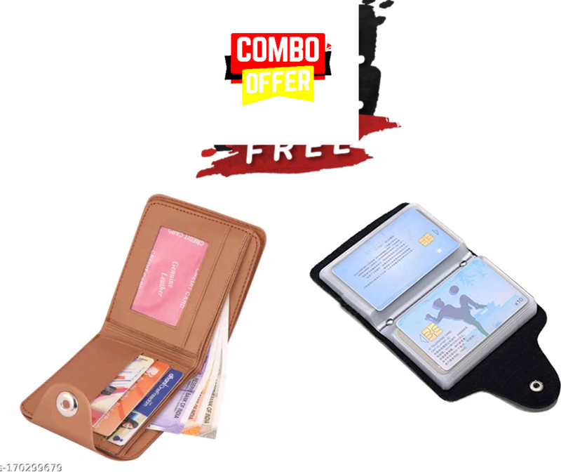 Khatu Card Holder & Wallet Combo(Multicolor)