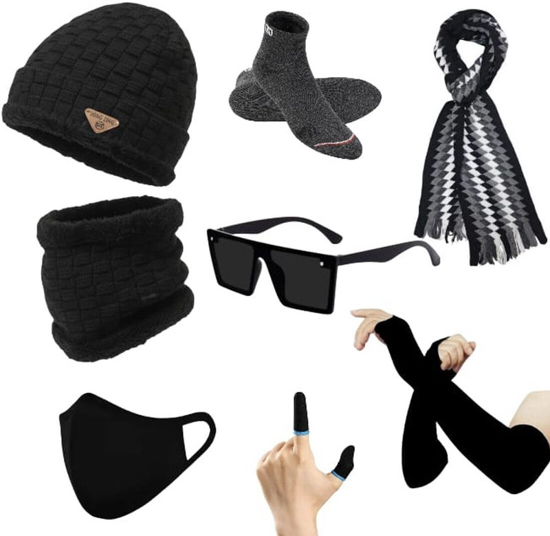 CREATURE Belt & Sunglass Combo(Black)