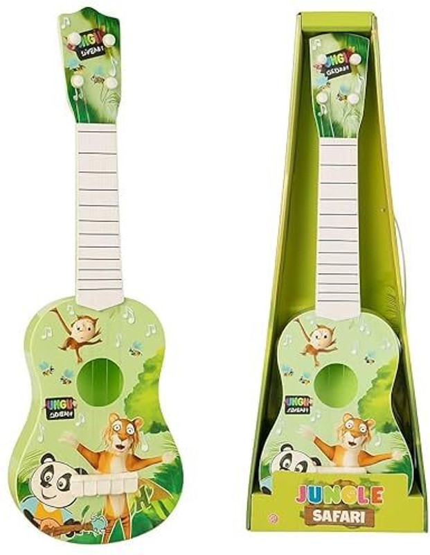 Veryke String Decor Guitar Children's Musical Educational Toy Plastic Fiber Right Hand Acoustic Guitar Plastic Fiber Right Hand Orientation(Multicolor)